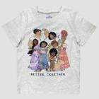 Toddler Girls' Disney Encanto Solid T-shirt - Heather Gray