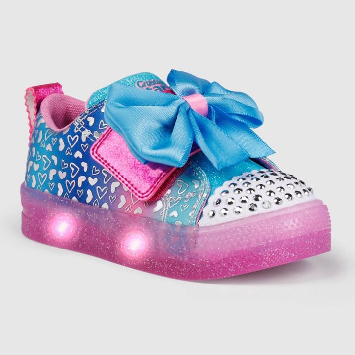 Toddler Girls' S Sport By Skechers Briella Light-up Sneakers - Blue