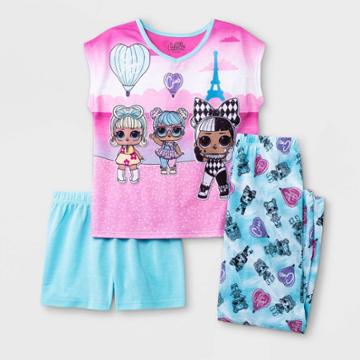 L.o.l. Surprise! Girls' Lol Surprise 3pc Pajama