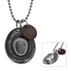 Target Men's Matte Stainless Steel Cowboy Hat Pendant,