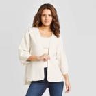 Women's Kimono Jacket - Universal Thread Cream One Size, Women's, White