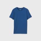 Men's Standard Fit Crew Neck T-shirt - Goodfellow & Co Dark Blue