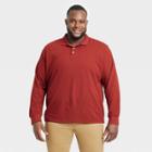 Men's Big & Tall Rugby Polo Shirt - Goodfellow & Co Red