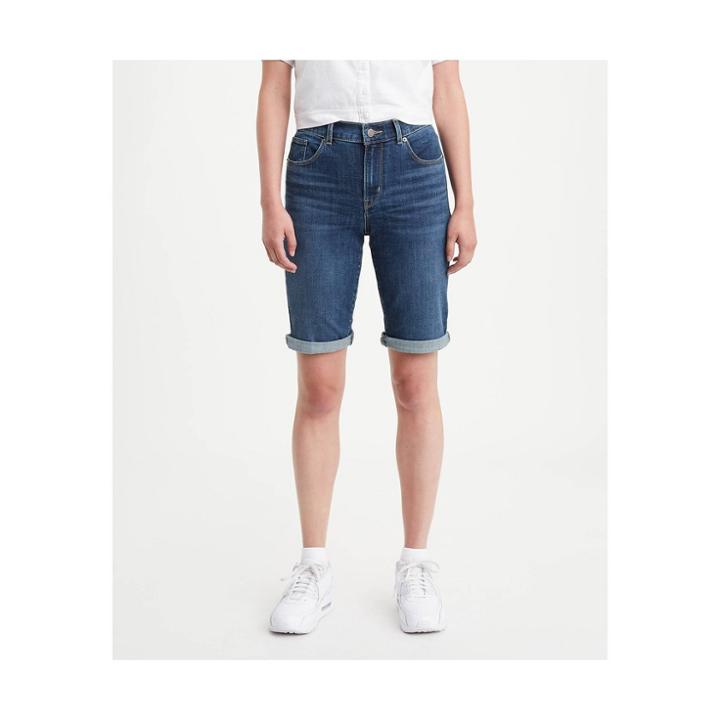 Levi's Women's Mid-rise Bermuda Jean Shorts - Maui Dive