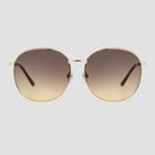 Women's Oversized Metal Round Sunglasses - Universal Thread Gold