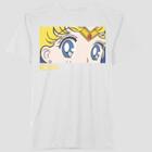 Men's Sailor Moon Her Eyes Short Sleeve Graphic T-shirt - White