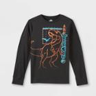 Kids' Jurassic World Long Sleeve Graphic T-shirt - Black