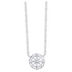 Target Women's Sterling Silver Compass Station Necklace -