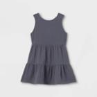 Toddler Girls' Tiered Tank Dress - Cat & Jack Gray