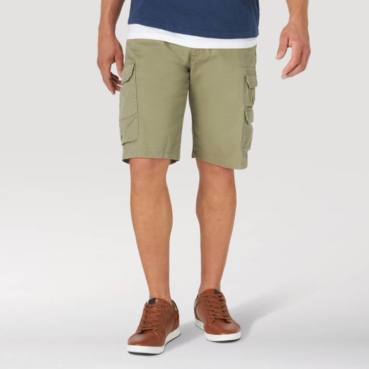 Wrangler Men's 10 Cargo Shorts - Green
