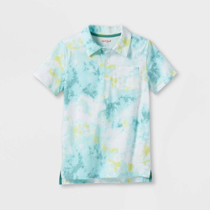 Boys' Knit Polo Short Sleeve Shirt - Cat & Jack Xs,