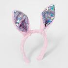 Girls' Hologram Sequin Headband - Cat & Jack Pink