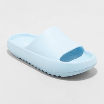 Women's Mad Love Star Slide Sandals - Blue