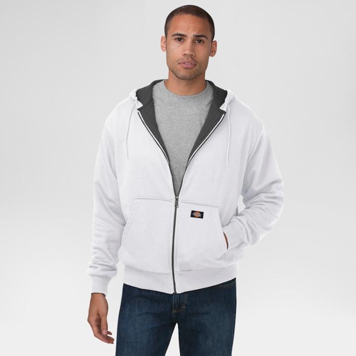 Dickies Men's Big & Tall Thermal Lined Fleece Hoodie - Ash Gray