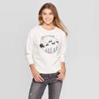 Women's I Believe In Santa Fleece Sweatshirt - Fifth Sun (juniors') - Off White