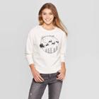 Women's I Believe In Santa Fleece Sweatshirt - Fifth Sun (juniors') - Off White