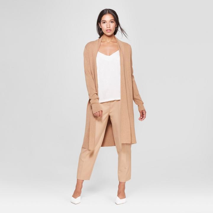 Women's Long Sleeve Cardigan - Prologue Tan