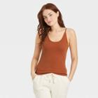 Women's Slim Fit Camisole - Universal Thread Bronze