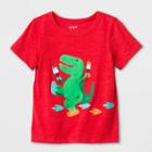 Toddler Girls' T-shirt - Cat & Jack Wowzer Red