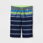 Boys' Striped Swim Trunks - Cat & Jack Gray