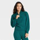 Women's Mock Turtleneck Pullover Sweater - Universal Thread Teal