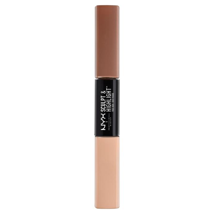 Nyx Professional Makeup Sculpt & Highlight Face Duo Taupe (brown)