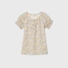 Oshkosh B'gosh Toddler Girls' Short Sleeve Floral T-shirt - Gold