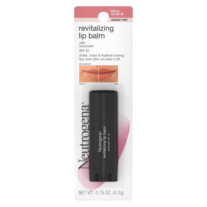 Neutrogena Revitalizing Lip Balm -40 Petal Glow, Petal Glow