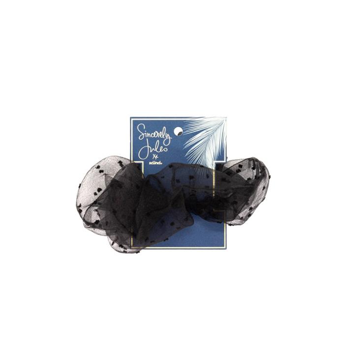 Scunci Extra Large Organza Cloud Scrunchie - Black