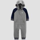 Baby Boys' Raccoon Jumpsuit - Just One You Made By Carter's Gray Newborn