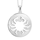 Target Cancer Zodiac Pendant Necklace - 18, Girl's, White