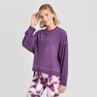 Women's Cozy Long Sleve Sweatshirt - Joylab Grape Xs, Women's, Purple