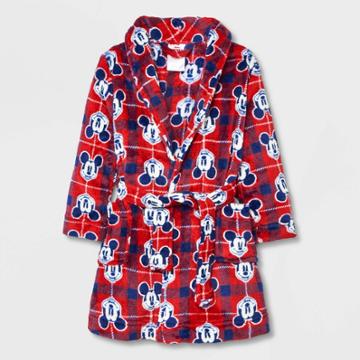 Toddler Boys' Mickey Mouse & Friends Robe - Red