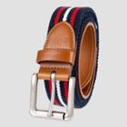 Men's Americana Striped Web Belt - Goodfellow & Co Red/navy/white