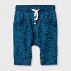 Toddler Boys' Slouchy Fit French Terry Shorts - Cat & Jack Navy