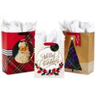 3ct Hallmark Classic Assorted Gift Bag Set With Tissue Paper