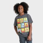 Boys' Spongebob Squarepants Short Sleeve Graphic T-shirt - Gray