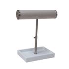 Single Bracelet Bar White/ Brushed Nickel - 88 Main, Size: 9.6' W X 5.5' D X 10.6' H, Polished Nickel