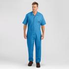 Petitedickies Men's Short Sleeve Coverall - Medium Blue L, Men's,