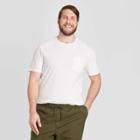 Men's Tall Standard Fit Short Sleeve Pocket Crew Neck T-shirt - Goodfellow & Co White
