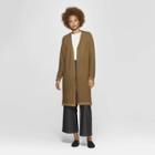 Women's Long Sleeve Open Layered Cardigan - Prologue Brown