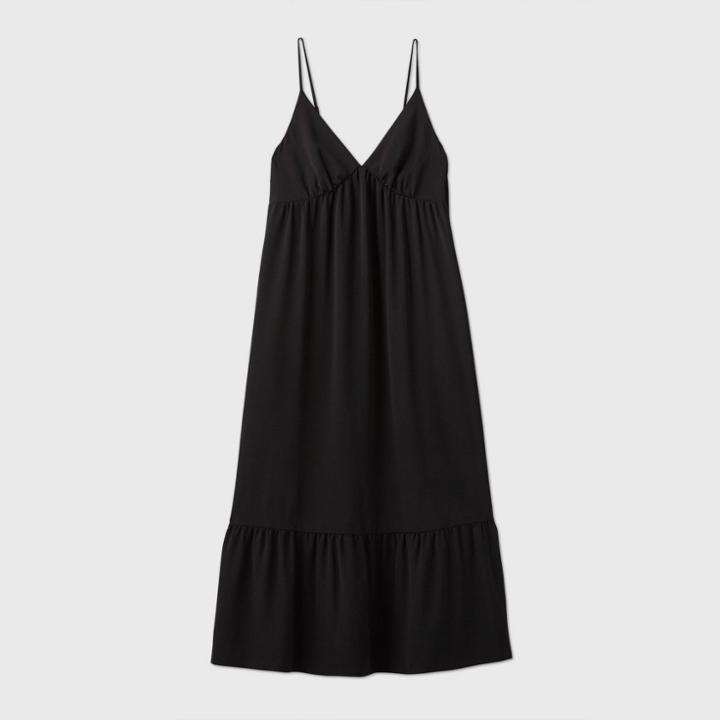 Women's Sleeveless Tiered Dress - Prologue Black