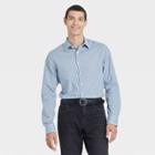 Men's Slim Fit Long Sleeve Button-down Shirt - Goodfellow & Co Bay Blue