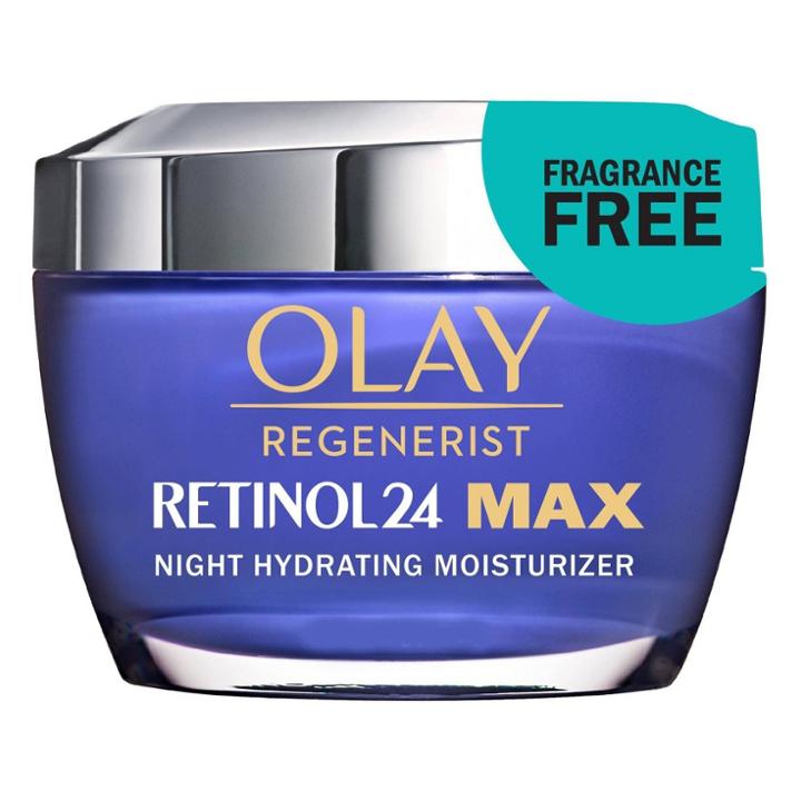 Olay Retinol 24 Max Night Face Moisturizer For Dull Skin Fragrance-free