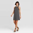 Women's Tank Dress - A New Day Black/white