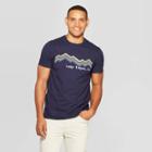 Petitemen's Printed Standard Fit Lake Tahoe Short Sleeve Crew Neck Graphic T-shirt - Goodfellow & Co Blue S, Men's,