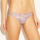 Women's Hipster Bikini Bottom - Xhilaration Lavender (purple) Print