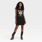 Women's Def Leppard Graphic Tank Dress - Black