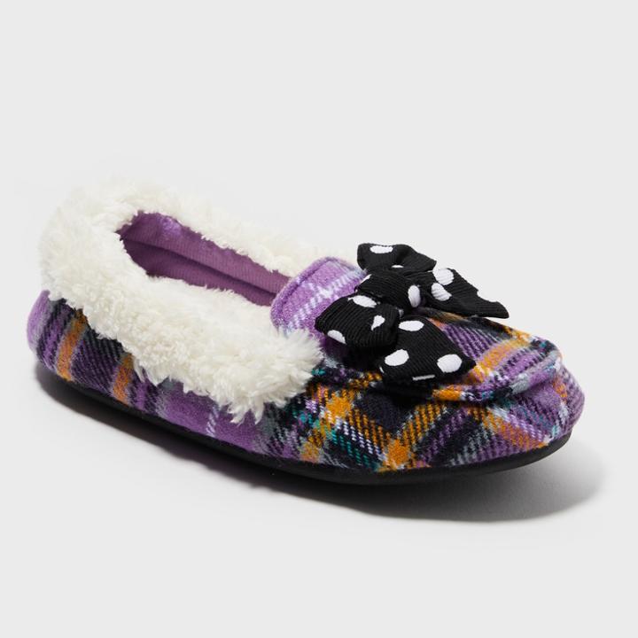 Girls' Dearfoams Slide Slippers - Purple