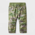 Baby Boys' Camo Twill Pants - Cat & Jack Fern Green Newborn